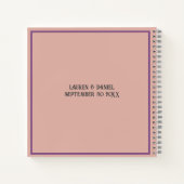 タロットスケルトン結婚ラバーズゲストブック ノートブック (裏面)