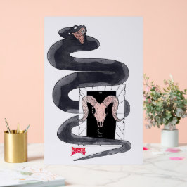 タロットスネークプリント アクリルサイン