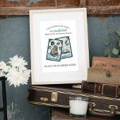 タロットテーブル標識用ベビーシャワー本 ポスター