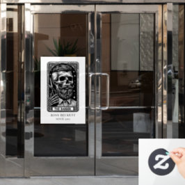 タロットテーマヴィンテージ理容師 ウィンドウサイン