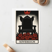 タロットドムソブリンカード ノートカード (正面/裏面インサイチュ)