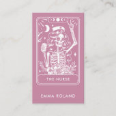タロットナースダスティピンク 名刺 (正面)