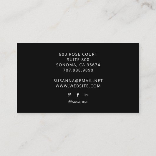 タロットナースブラック 名刺 (裏面)