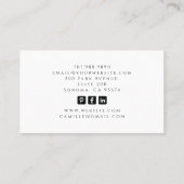 タロットネイリストアポイントメントカード 予約カード (裏面)