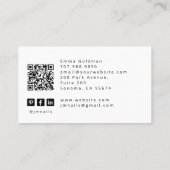 タロットネイリストネイルアート名刺 名刺 (裏面)