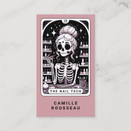 タロットネイリストバラピンク 名刺