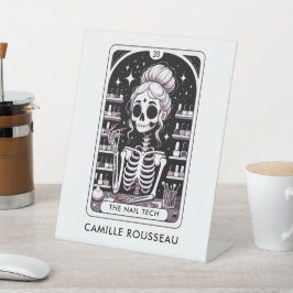 タロットネイリストパーソナライズされた事業 台座サイン