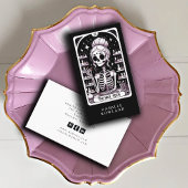 タロットネイリスト白黒名刺 名刺