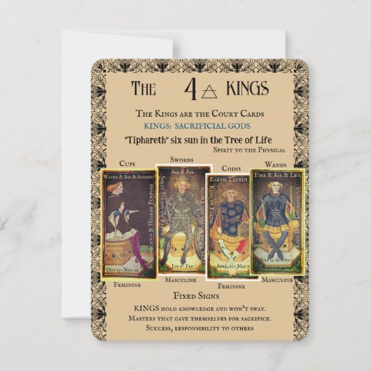 タロットフォーキングスマイナーアルカナ | フラットカード (正面)