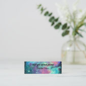 タロットプロフェッショナル銀河系媒体名刺 スキニー名刺 (スタンド正面)