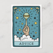 タロットベビーシャワーアドバイスとウィッシュ活動カード アドバイスカード (正面)