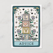 タロットベビーシャワーアドバイスとウィッシュ活動カード アドバイスカード (正面)