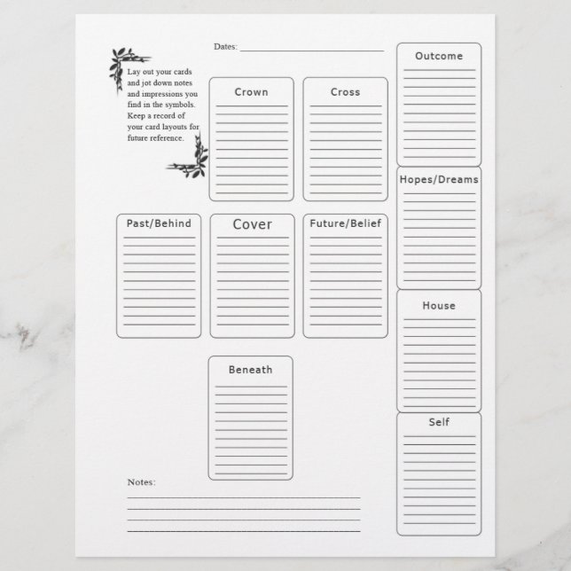 タロットページ (正面)