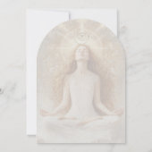 タロットミスティックウーマンアイムーン金ゴールド価格表 招待状 (裏面)