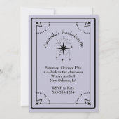 タロットミスティックフォーチュンバチェロレッテ招待状 招待状 (裏面)