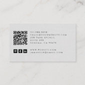 タロットメイクアップアーティストの名刺 名刺 (裏面)