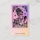 タロットメイクアップアーティストホログラフィー 名刺 (正面)
