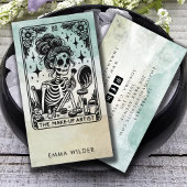 タロットメイクアップアーティスト水彩画 名刺