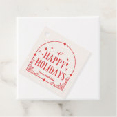 タロットモダンホリデーパーティーのクリスマス フェイバータグ (インサイチュ)