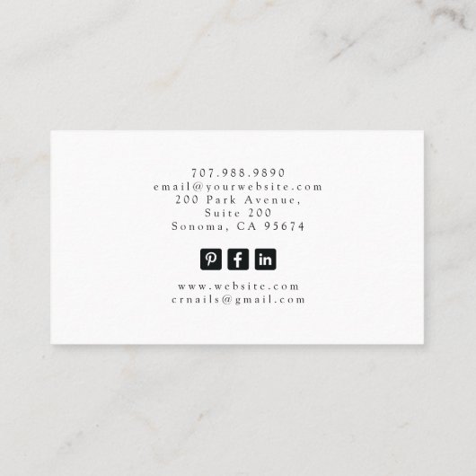 タロットラッシュスペシャリストの名刺 名刺 (裏面)