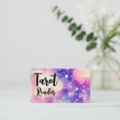 タロットリーダサイキックスター宇宙デイケア 名刺 (スタンド正面)