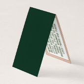 タロットリーダ折り畳み名刺 名刺 (裏面)