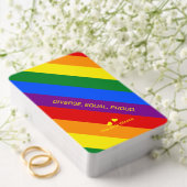 タロットレインボー国旗「多様、等誇りを持った等」 LGBT トランプ (インサイチュ (ウェディング))