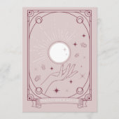 タロット予測とアドバイスカードピンク アドバイスカード (正面)