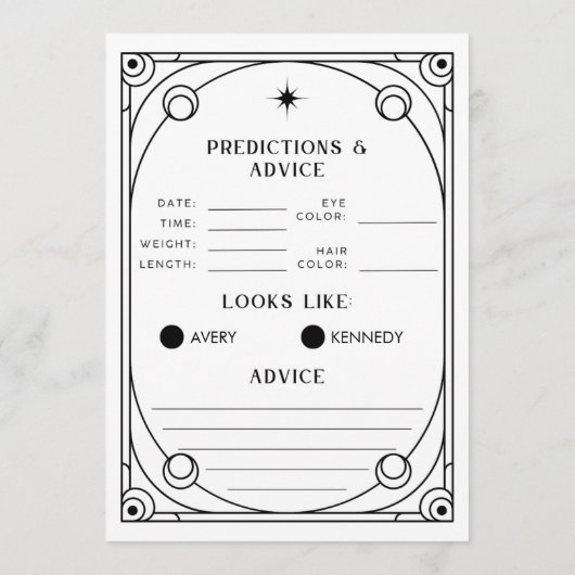 タロット予測とアドバイスカード アドバイスカード (裏面)