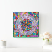 タロット周回壁時計 スクエア壁時計 (ホーム)