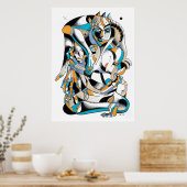 タロット墨 ポスター (キッチン)