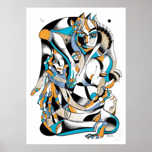 タロット墨 ポスター (正面)