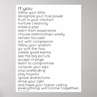 タロット宣言ポスター ポスター