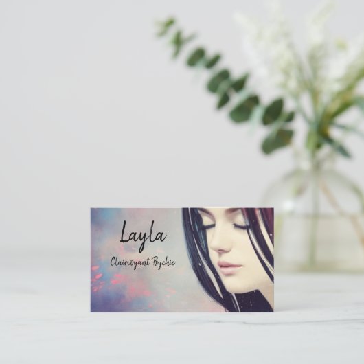 タロット心毛 名刺 (スタンド正面)