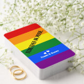タロット月LGBTで一緒にプライドレインボー国旗 トランプ (インサイチュ (ウェディング))