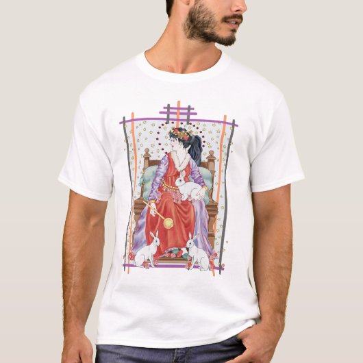 タロット皇帝と女帝 Tシャツ (正面)
