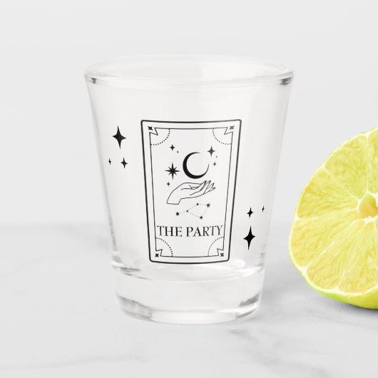 タロット神秘的なフォーチュンショットグラス ショットグラス (正面)