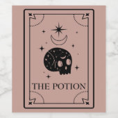 タロット神秘的なフォーチュンワインラベル ワインラベル (シングルラベル)