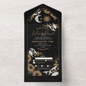 タロット結婚ズ&RSVP Sun Moon Aligned招待状 オールインワン招待状 (内側)