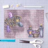 タロット結晶パープルデクページ 薄葉紙 (クラフト)