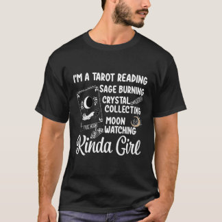 タロット読の月相クリスタルセージ燃焼Mys Tシャツ