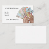 タロット読の編集可能カード 名刺 (正面/裏面)