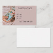 タロット読の編集可能カード 名刺 (正面/裏面)