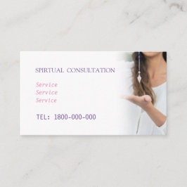 タロット読の編集可能カード 名刺