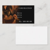 タロット読の編集可能カード 名刺 (正面/裏面)
