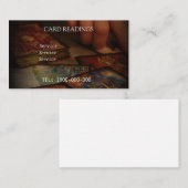 タロット読の編集可能カード 名刺 (正面/裏面)