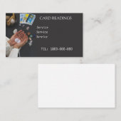 タロット読の編集可能カード 名刺 (正面/裏面)