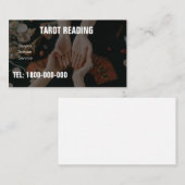 タロット読の編集可能カード 名刺 (正面/裏面)