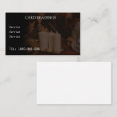 タロット読の編集可能カード 名刺 (正面/裏面)