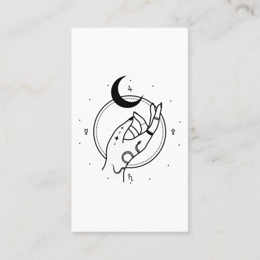 タロット読の 名刺 (裏面)
